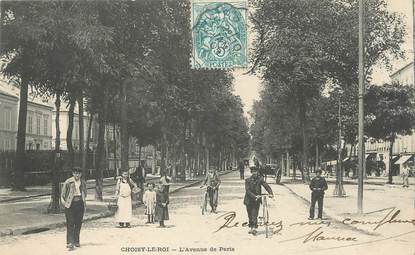 .CPA FRANCE 94 " Choisy le Roi,   L'avenue de Paris "