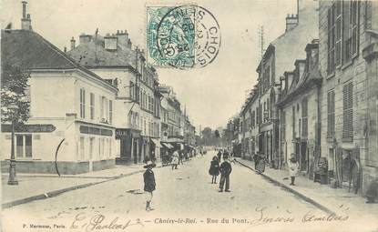 .CPA FRANCE 94 " Choisy le Roi, Rue  du Pont"
