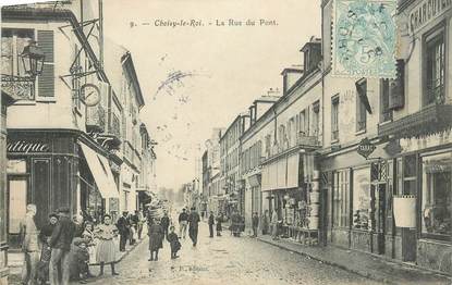 .CPA FRANCE 94 " Choisy le Roi, La  Rue  du Pont"