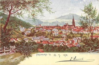 CPA ALLEMAGNE " Fribourg"