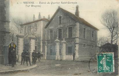 .CPA FRANCE 38 "  Vienne, Entrée du quartier St Germain"