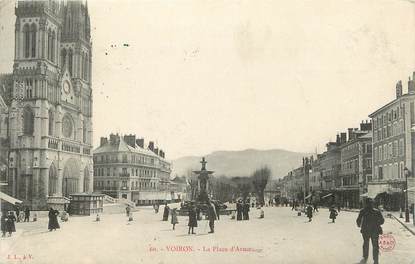 .CPA FRANCE 38 "   Voiron, La place d'armes"