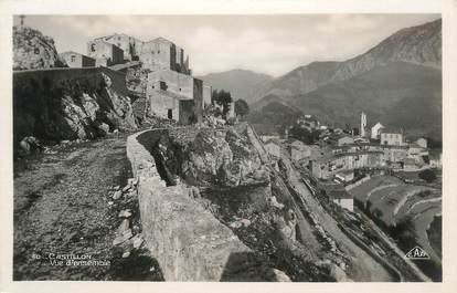 .CPSM  FRANCE 06 "Castillon, Vue d'ensemble"