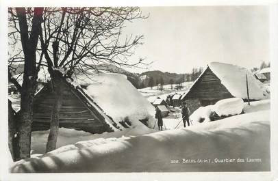 .CPSM  FRANCE 06  "Beuil, Quartier des Launes"