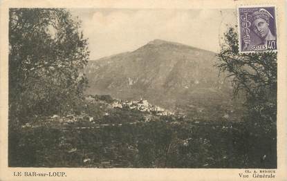 .CPA  FRANCE 06  "Bar sur Loup, Vue générale"