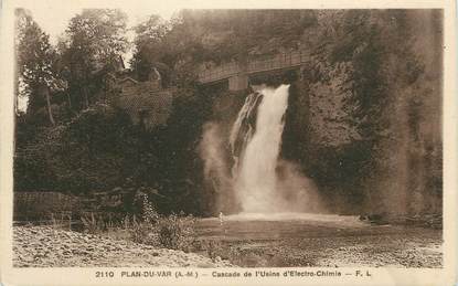 .CPA  FRANCE 06  "Plan du Var, Cascade de l'usine d'électro Chimie"