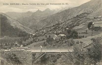 .CPA  FRANCE 06  "Esting, Haute vallée du Var par Entraunes"