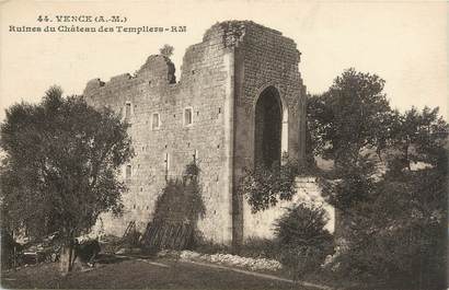 .CPA  FRANCE 06  "Vence, Ruines du château des templiers"/ TEMPLIERS