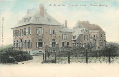 CPA BELGIQUE " Middelkerke, dans les dunes, Chateau Overlop"