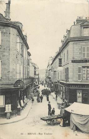 .CPA FRANCE 19 " Brive,  Rue Toulzac"