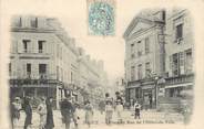 19 Correze .CPA FRANCE 19 " Brive,  Place et rue de l'Hôtel de Ville"