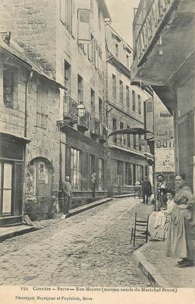 .CPA FRANCE 19 " Brive,  Rue Majour  "