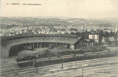 .CPA FRANCE 19 " Brive,  Vue panoramique " /GARE
