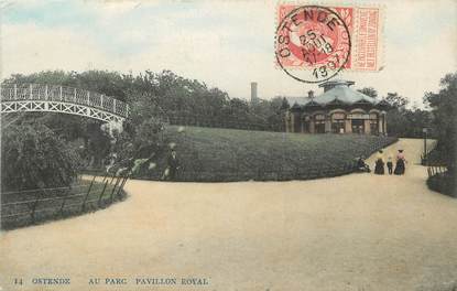 CPA BELGIQUE "Ostende, Au Parc Pavillon Royal"