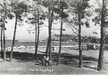  CARTE PHOTO FRANCE 83 "Cavalaire  sur Mer, vue de la plage"