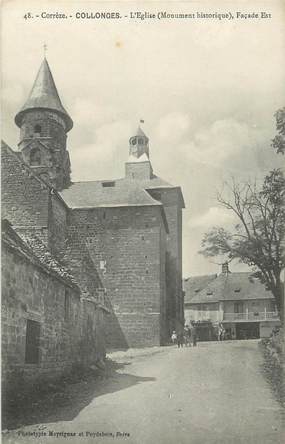 .CPA FRANCE 19 " Collonges, L'église"