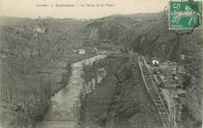 .CPA FRANCE 19 " Estivaux, La vallée de la Vézère"