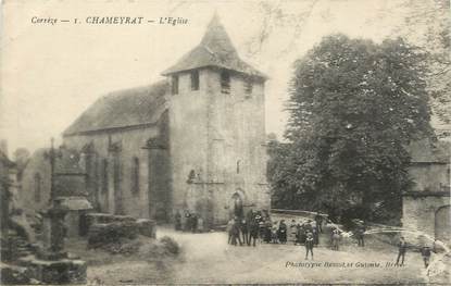 .CPA FRANCE 19 " Chameyrat, L'église"