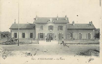.CPA FRANCE 19 "Eygurande, La gare"