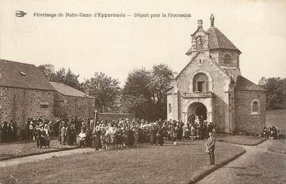 .CPA FRANCE 19  Notre Dame d'"Eygurande, Pélerinage , départ pour la procession