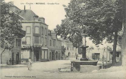 .CPA  FRANCE 19  "Meyssac, Grande place"