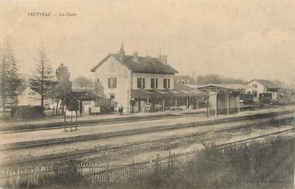 .CPA  FRANCE 19  "Meymac , La gare"