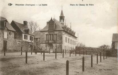 .CPA  FRANCE 19  "Meymac , La Mairie, Place du Champ de Foire"