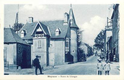 .CPA  FRANCE 19  "Meymac,  Route de Limoges"