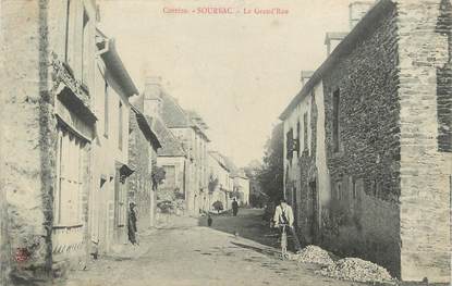 .CPA  FRANCE 19  "Soursac, La grande rue"