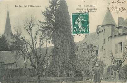 .CPA  FRANCE 19  "Seilhac, Maison à Tourelles près du château"