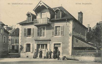 .CPA  FRANCE 19  "Treignac,  Hôtel Bagatelle"