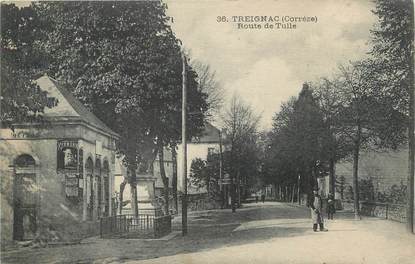 .CPA  FRANCE 19  " Treignac,  Route de Tulle"