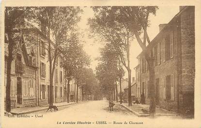 .CPA FRANCE 19 "Ussel, Route de Clermont"