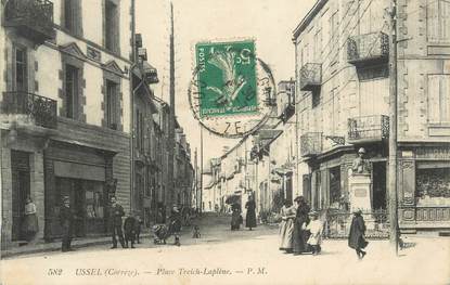 .CPA FRANCE 19 "Ussel, Place  Treich Laplène  "