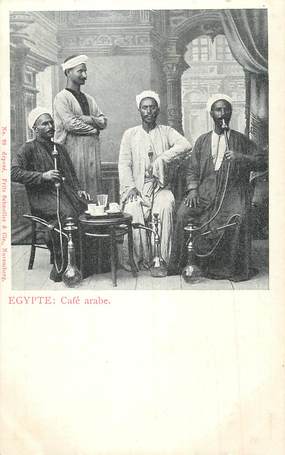 CPA EGYPTE "Café arabe"