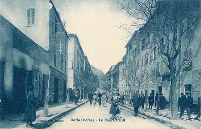 .CPA FRANCE 20 / CORSE "Corte, Le Cours Paoli"
