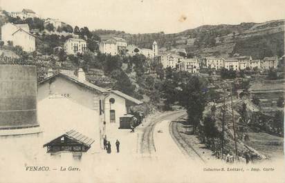 .CPA FRANCE 20 / CORSE "Venaco, La gare"