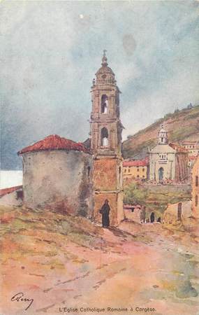 .CPA FRANCE 20 / CORSE "Cargèse, Eglise catholique romaine"