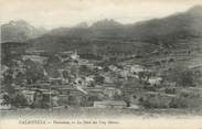 20 Corse .CPA FRANCE 20 / CORSE "Calacuccia, Panorama, le mont des Cinq Moines"