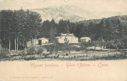 .CPA FRANCE 20 / CORSE "Ailone, La forêt, Maison forestière"