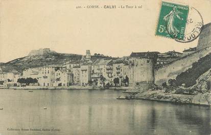 .CPA FRANCE 20 / CORSE "Calvi, La tour à sel"