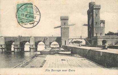 CPA EGYPTE "Barrage du Nil au Caire"