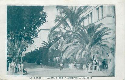 .CPA FRANCE 20 / CORSE "Ajaccio, Avenue des Palmiers"