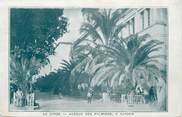 20 Corse .CPA FRANCE 20 / CORSE "Ajaccio, Avenue des Palmiers"