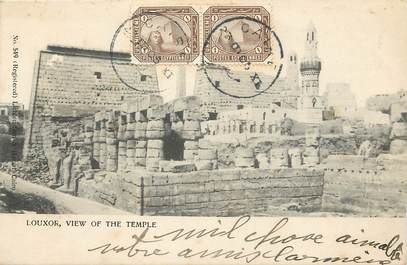 CPA EGYPTE "Louxor, vue du Temple"
