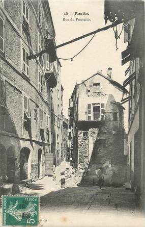 .CPA FRANCE 20 / CORSE "Bastia,  Rue du Pontetto"