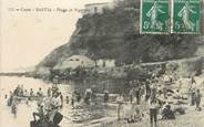 20 Corse .CPA FRANCE 20 / CORSE " Bastia, Plage de Figayola"