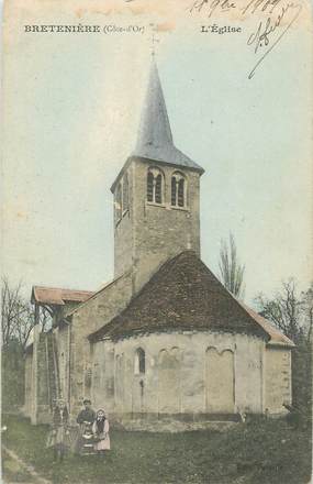 .CPA FRANCE 21 "Bretegnière, L'église"