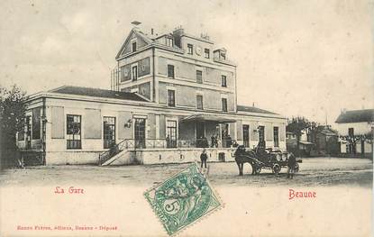 .CPA FRANCE 21 "Beaune, sa gare"