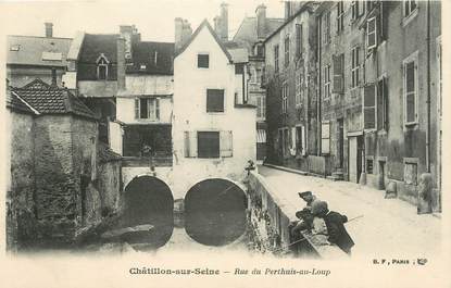 .CPA FRANCE 21 "Chatillon sur Seine, Rue du Perthuis au Loup"